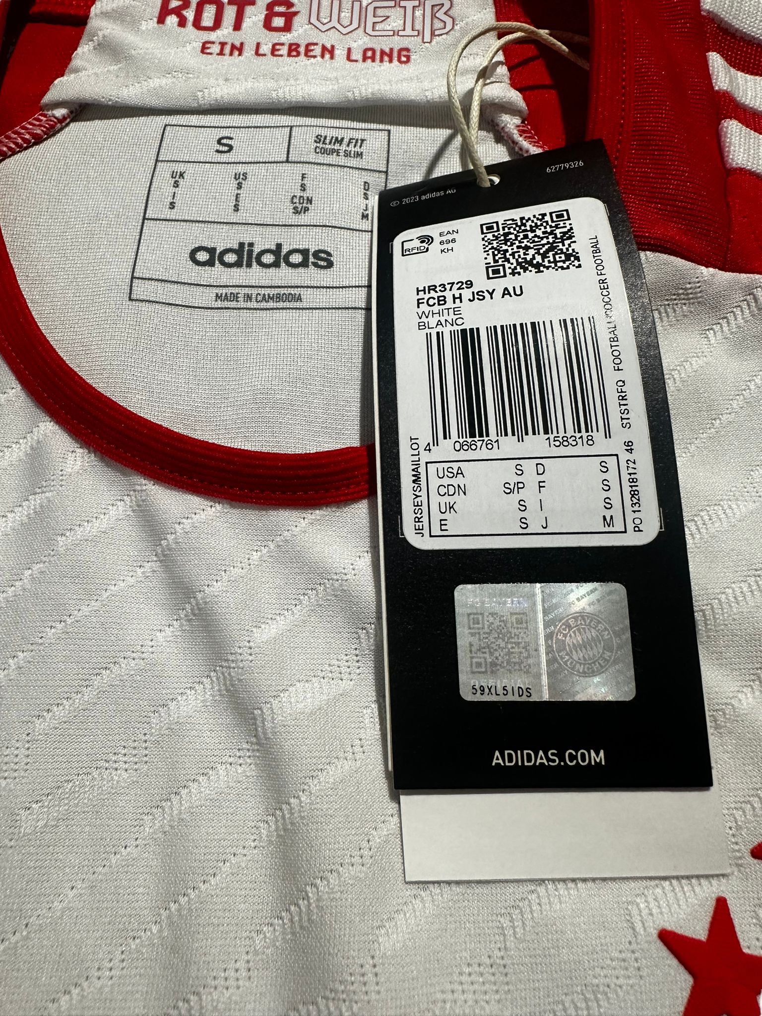Bayer munich authentic shirts small
