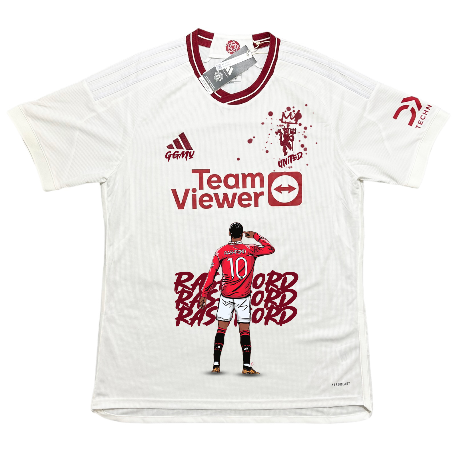 Adidas Manchester United Third 2023/24 Rashford Custom Shirt