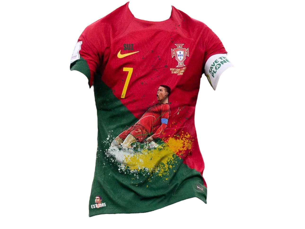 Nike Portugal Home Shirt 2022/23 Ronaldo Custom