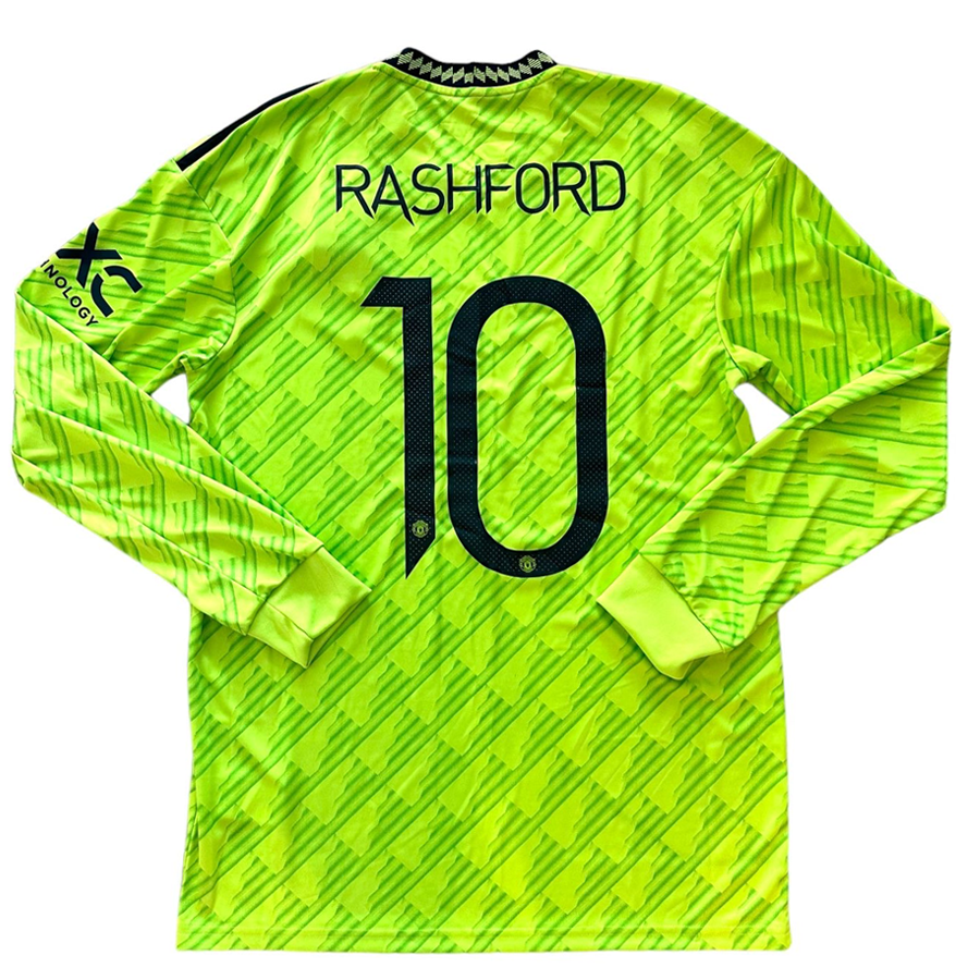 Adidas Manchester United Third Shirt Jersey 2022-23 Long Sleeve RASHFORD Mens Medium